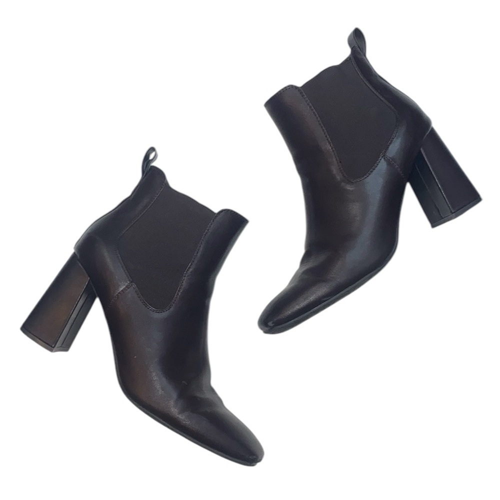 Dream Pairs Brown Faux Leather Ankle Boots, Size 10